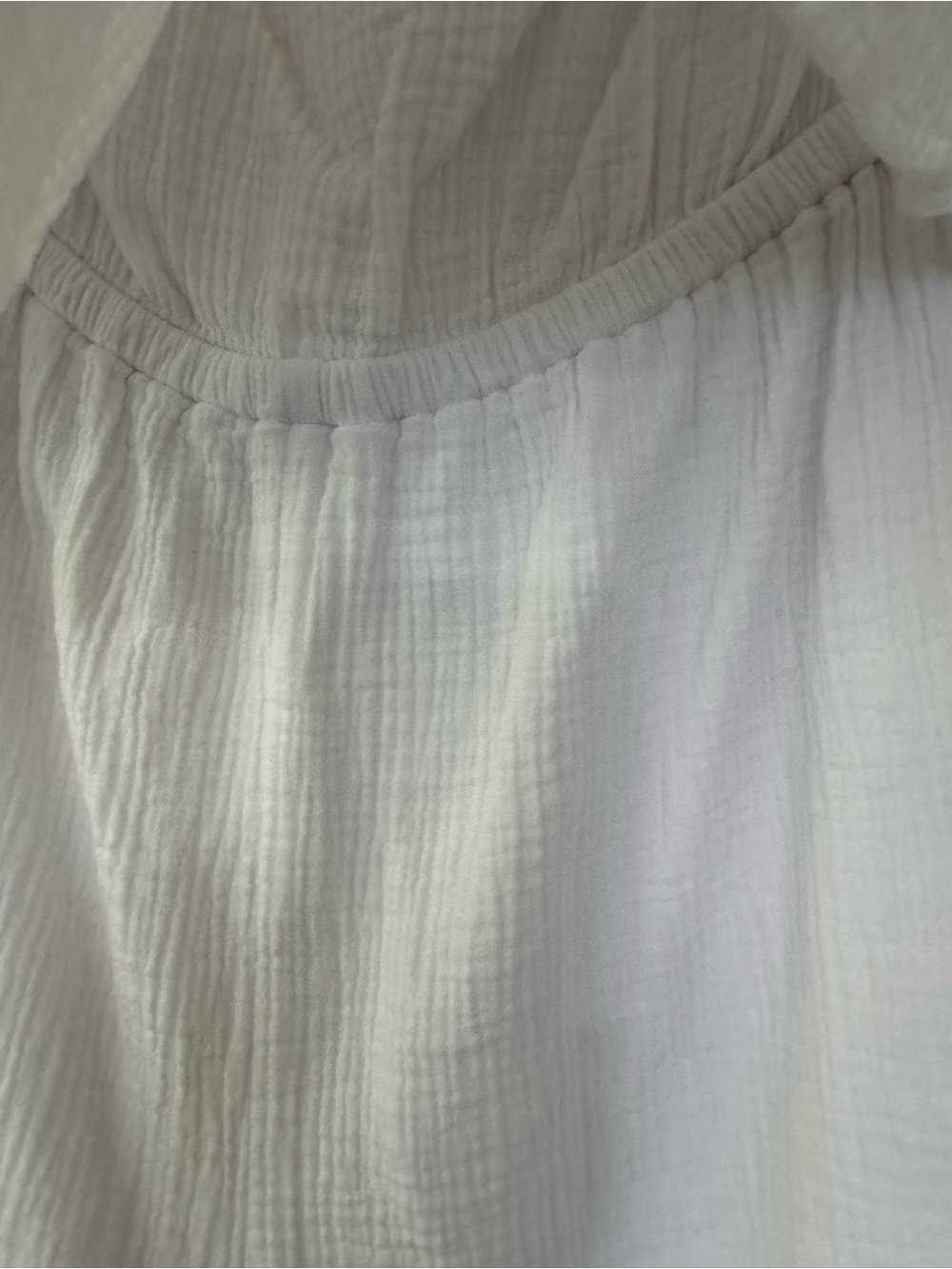 Show Me Your Mumu XL white gauze strapless romper - Picture 4 of 5